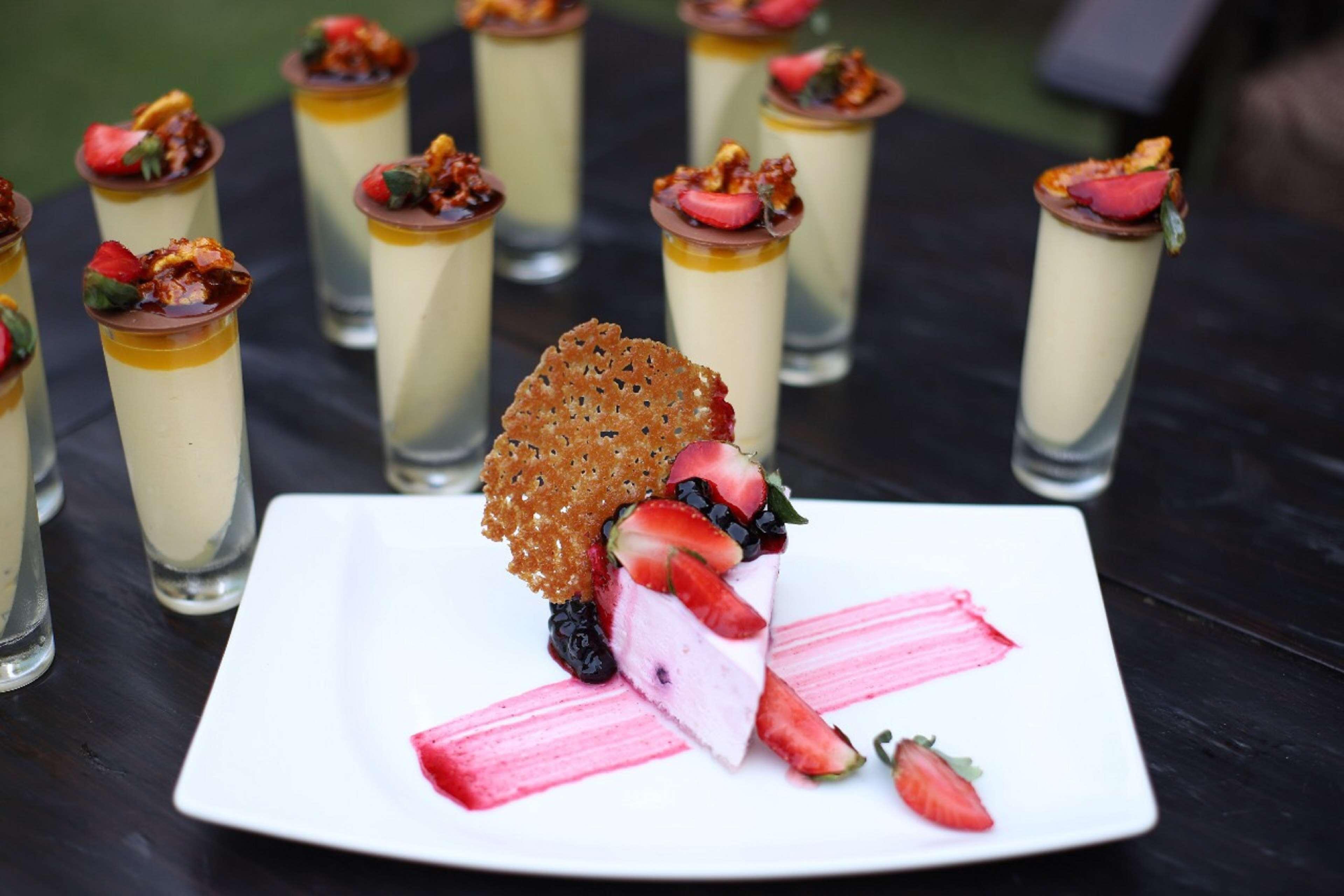 Hilton Mumbai International Airport Hotel Ngoại thất bức ảnh A dessert prepared by the Culinary Institute of Virginia